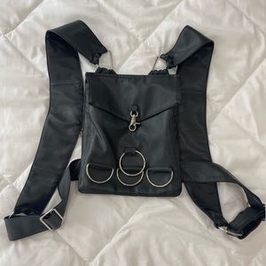 I AM GIA Leather Vest (worn once)